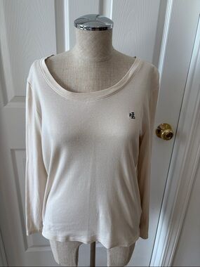 Lauren Ralph Lauren tan size L women’s top